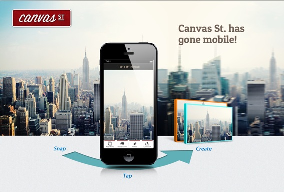 Personalised Canvas | Canvas St Mobile App