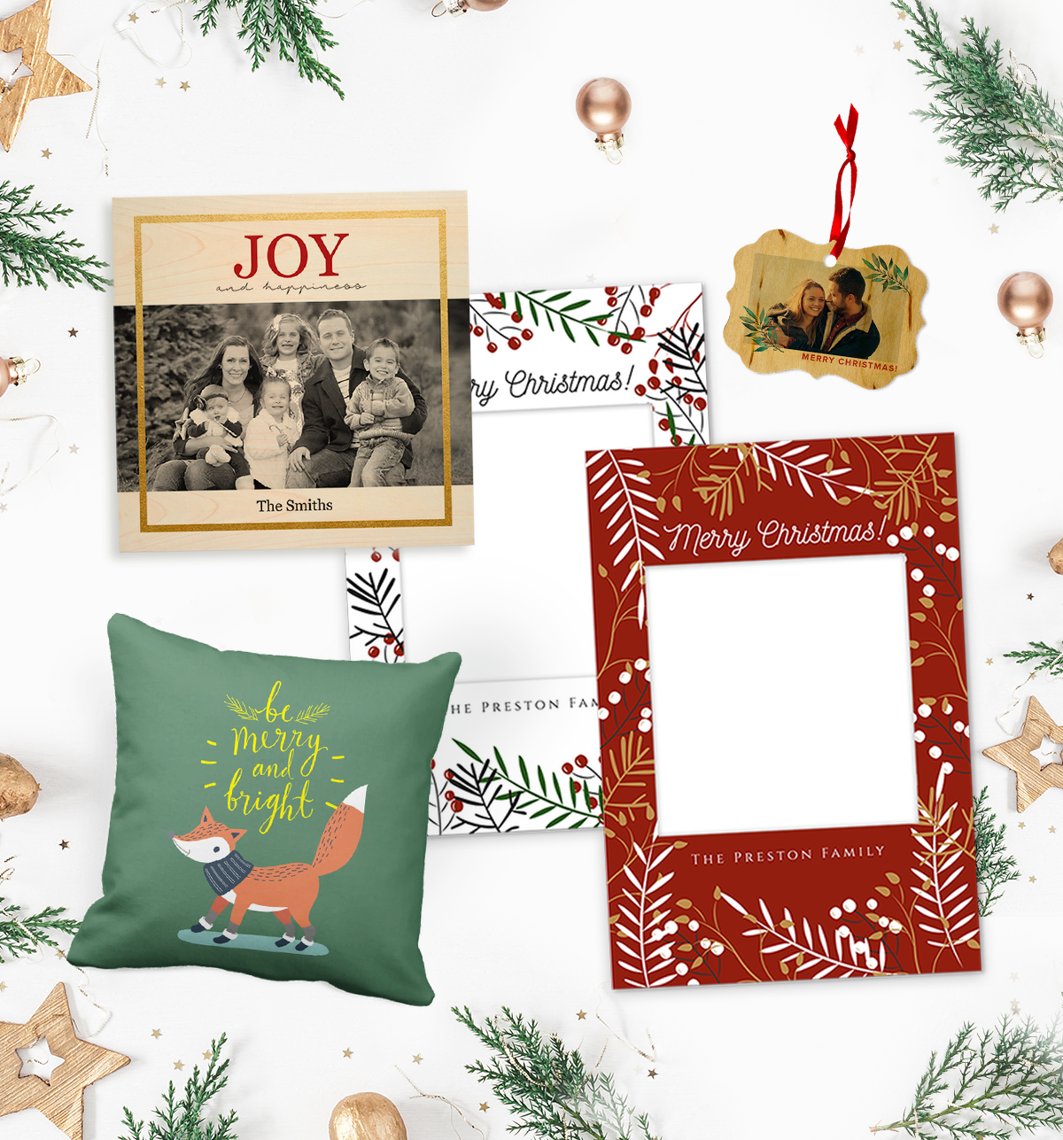 Photobook's Christmas products.