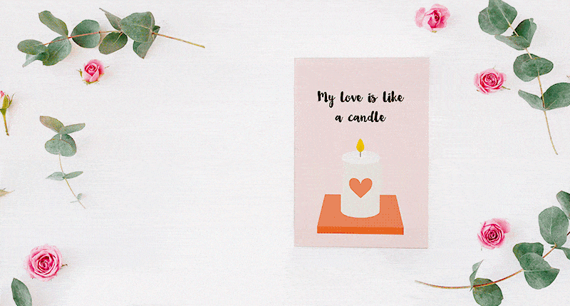 Personalisable Valentine's Day Greeting Card