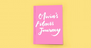 Personalise your notebook into a fitness journal.