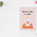 Personalisable Valentine's Day Greeting Card